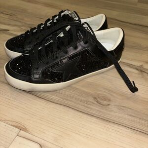 Authentic golden goose. Black shiny